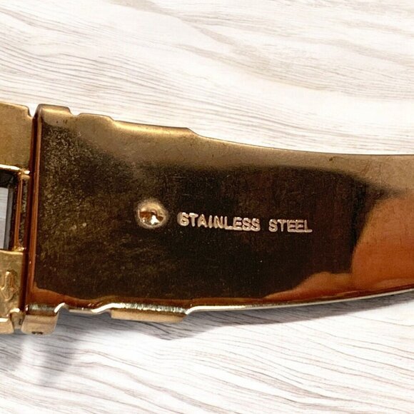 Marc Jacobs AMY Rose Gold Tone Stainless Steel Analog Crystal Wristwatch MBM3077 - Picture 3 of 10